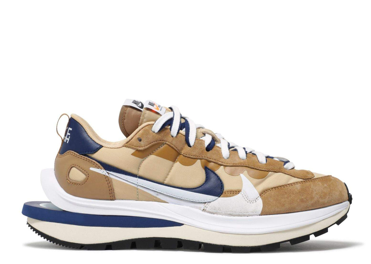 Nike sacai x VaporWaffle 'Sesame Blue Void' Sneakers