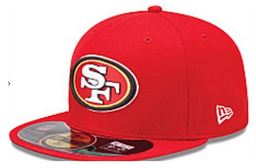 San Francisco 49ers NFL Fitted Hat with Team Logo - Vibrant Red