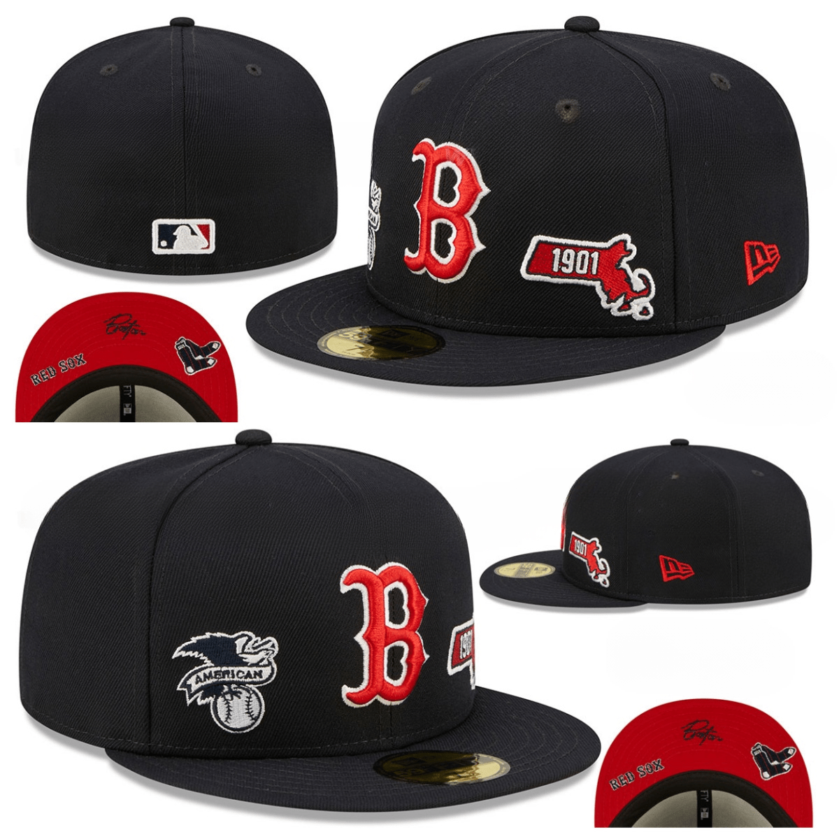 Boston Red Sox 1901 Heritage Fitted Hat - Navy
