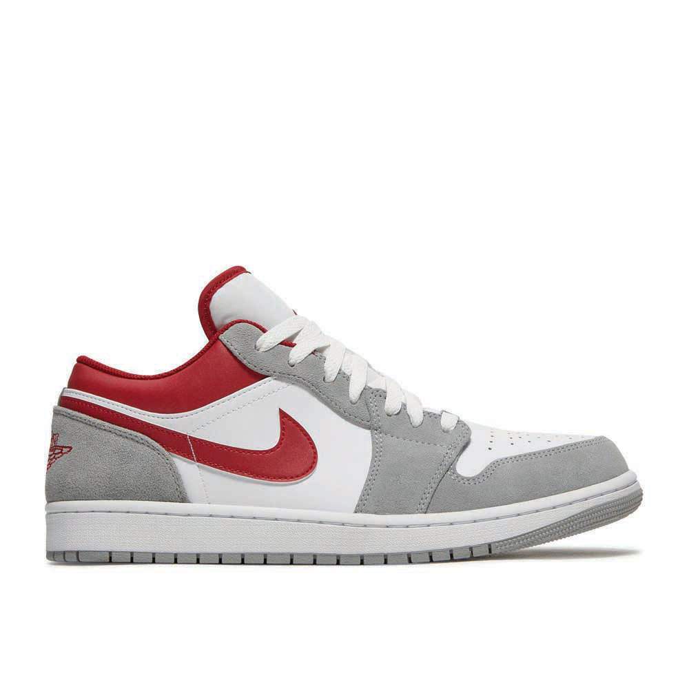 Air Jordan 1 Low SE 'Light Smoke Grey Gym Red' Sneakers