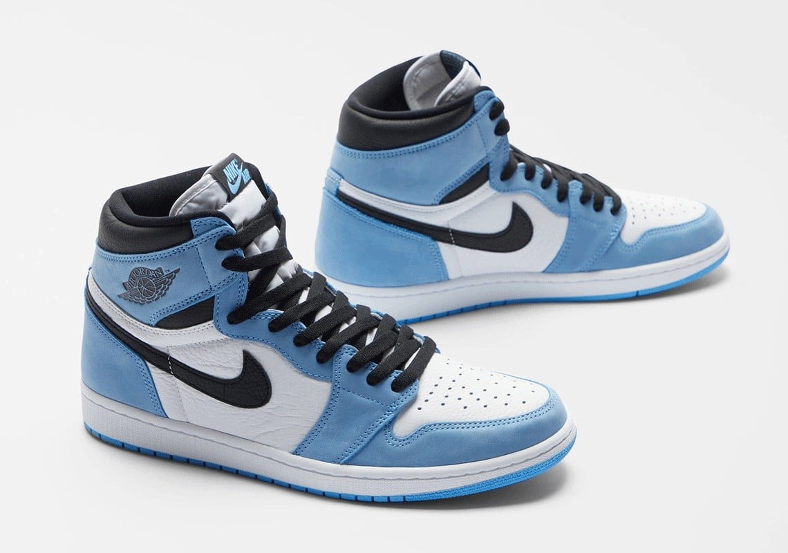 Air Jordan 1 High University Blue 555088 Sneakers