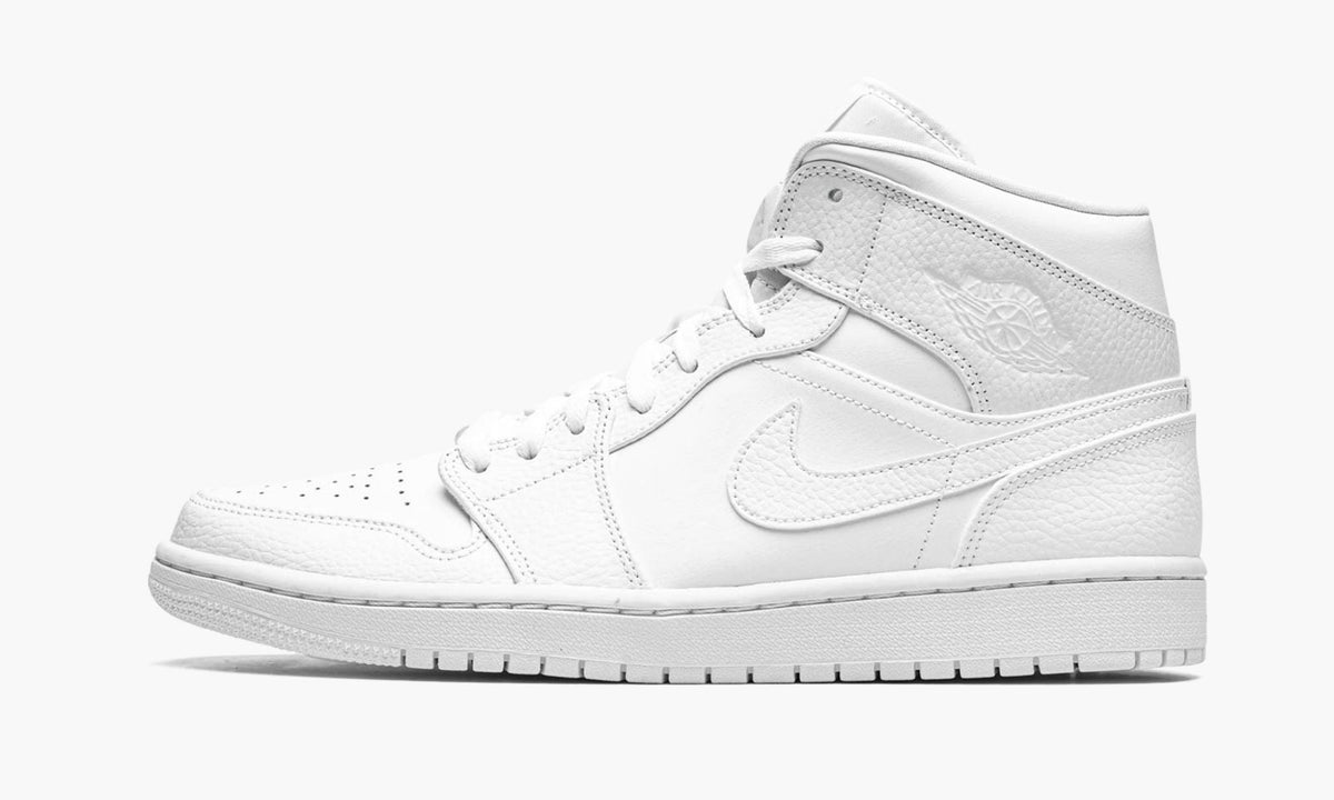 Air Jordan 1 Mid "Triple White" Sneakers