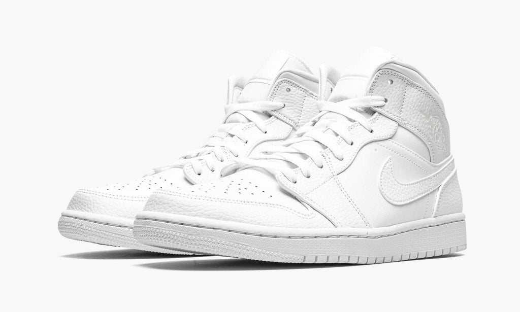 Air Jordan 1 Mid "Triple White" Sneakers