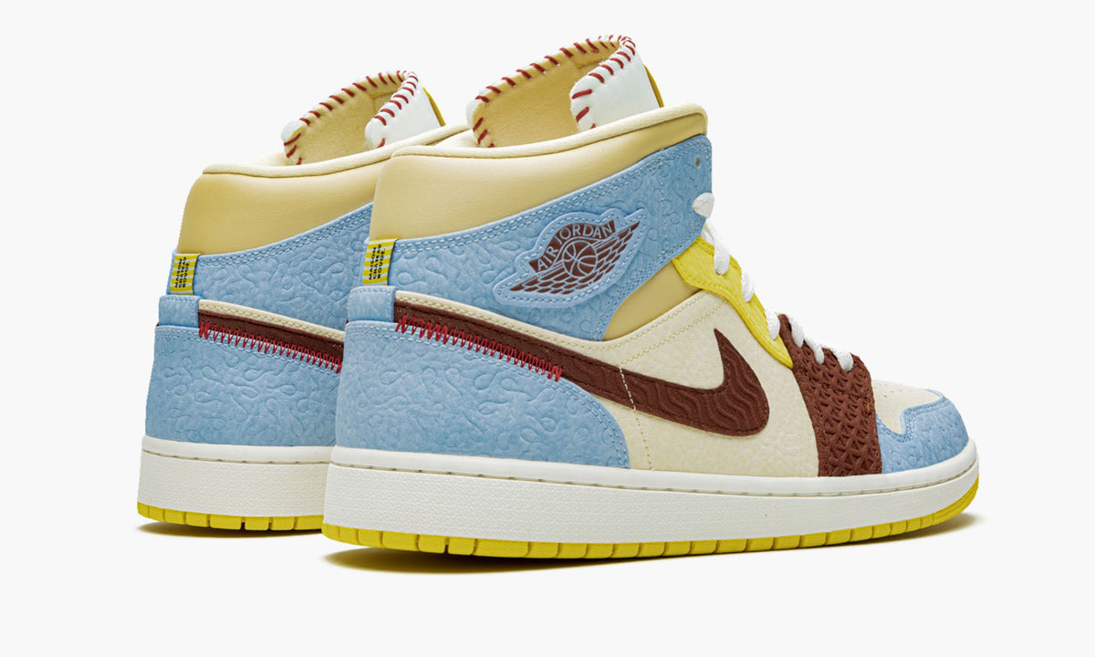 Air Jordan 1 Mid SE "Maison Chateau Rouge Fearless" Sneakers