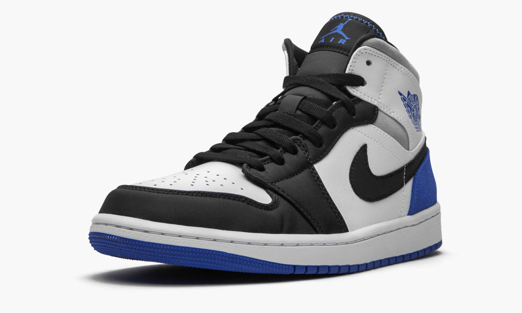 Air Jordan 1 Mid SE Game Royal Black Toe Sneakers