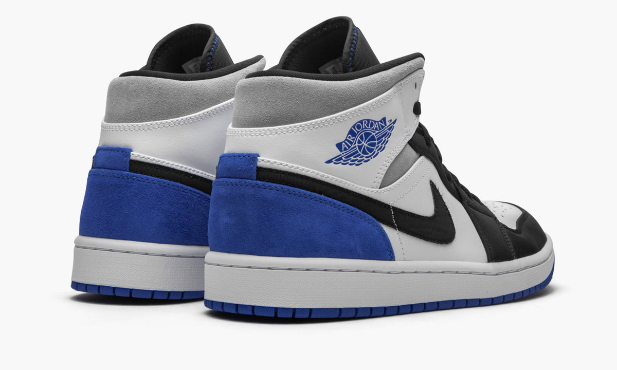 Air Jordan 1 Mid SE Game Royal Black Toe Sneakers