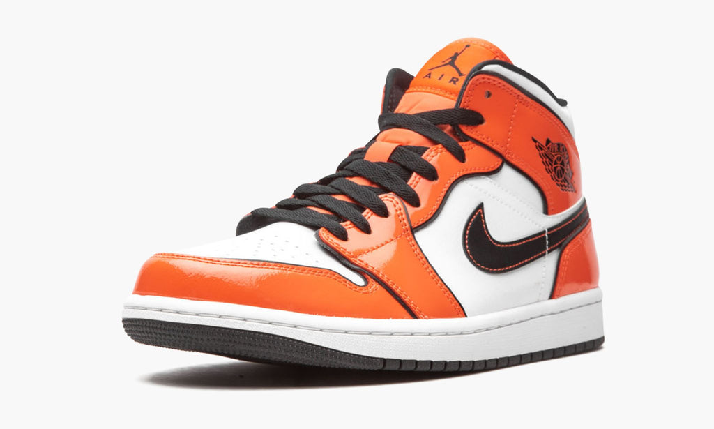 Air Jordan 1 Mid SE Turf Orange Sneakers