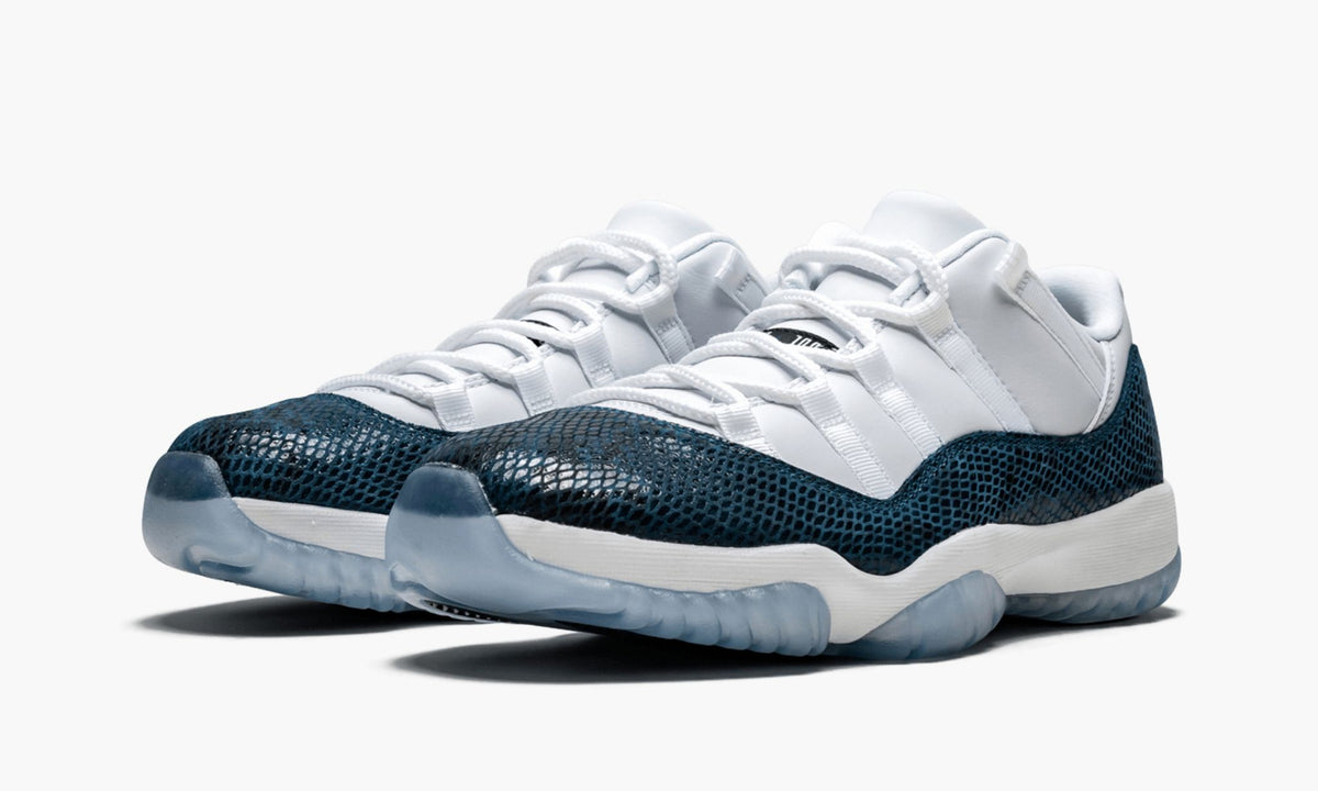 Air Jordan 11 Retro Low LE "Blue Snakeskin" Sneakers