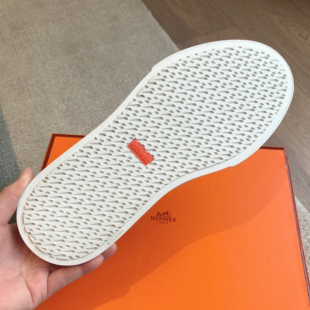 Hermes Game Slip-On Sneaker Light Penny Suede