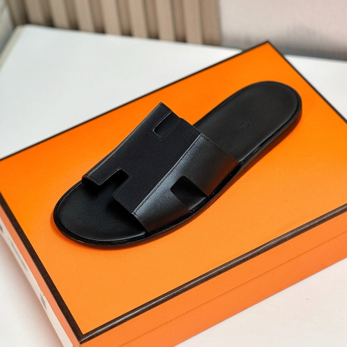 Hermes Izmir Sandal Black 1