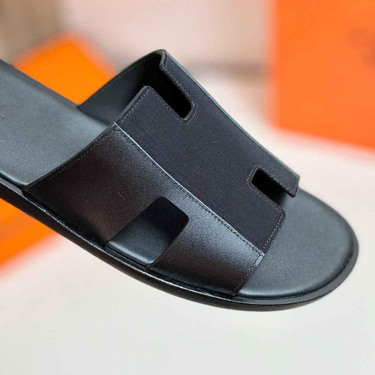 Hermes Izmir Sandal Black 1