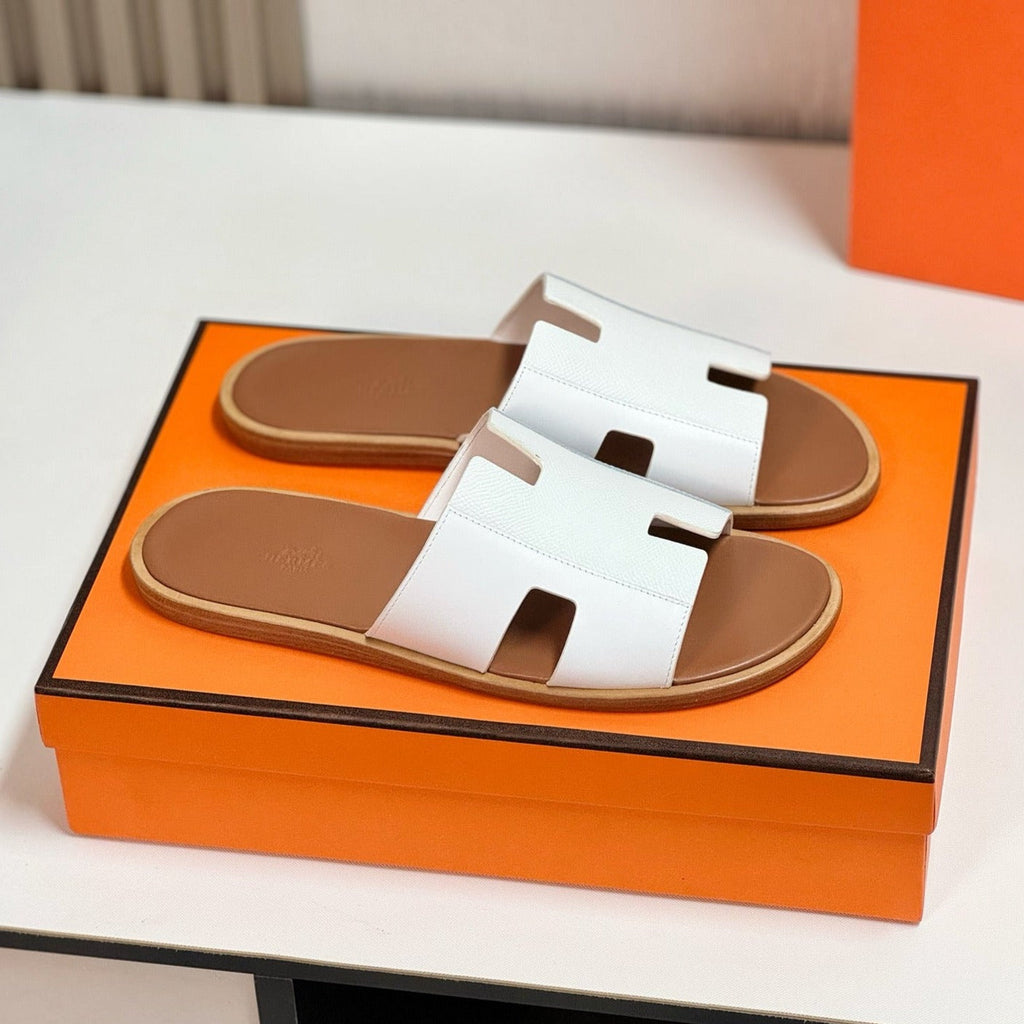 Hermes Izmir Sandal White