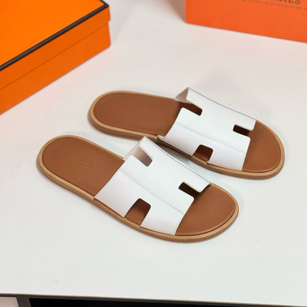 Hermes Izmir Sandal White