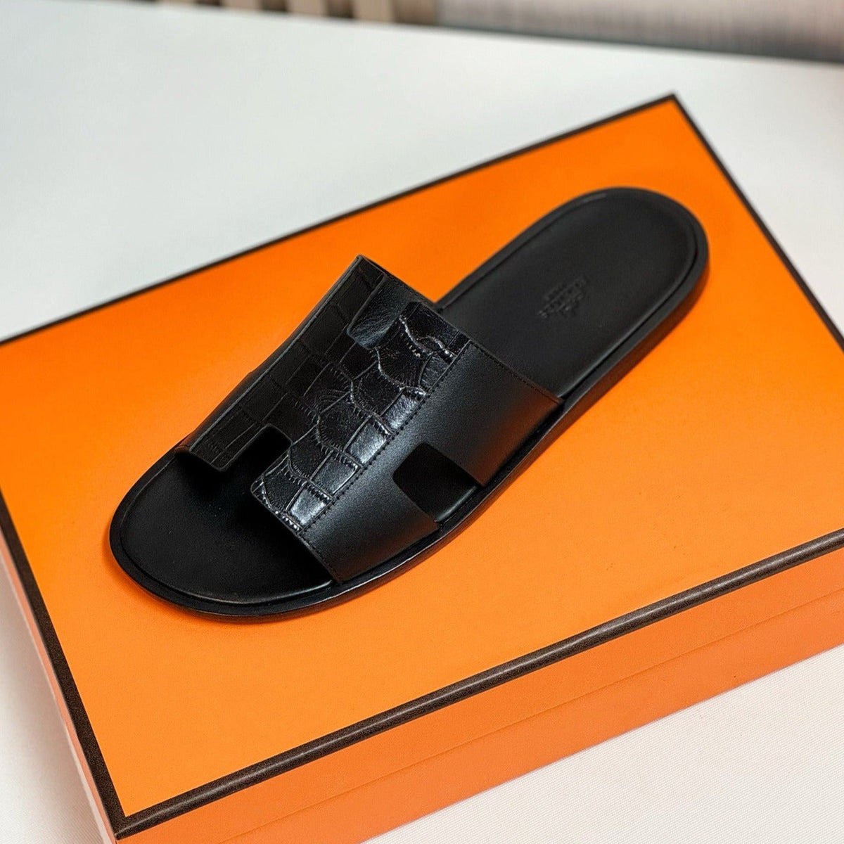 Hermes Izmir Sandal Black