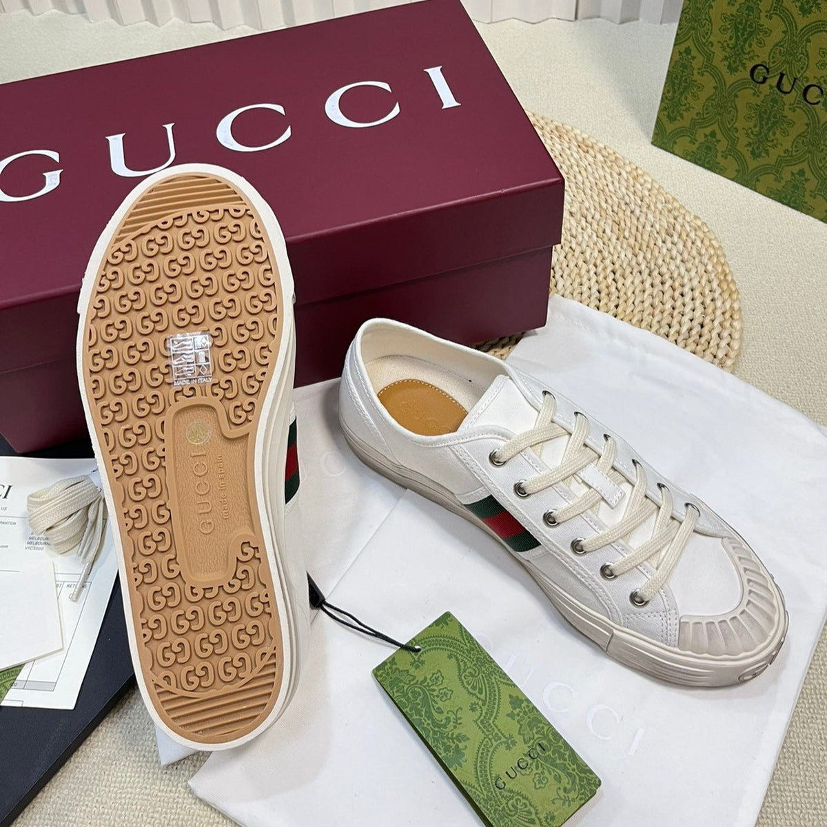 Gucci Ace Signature Sneaker White