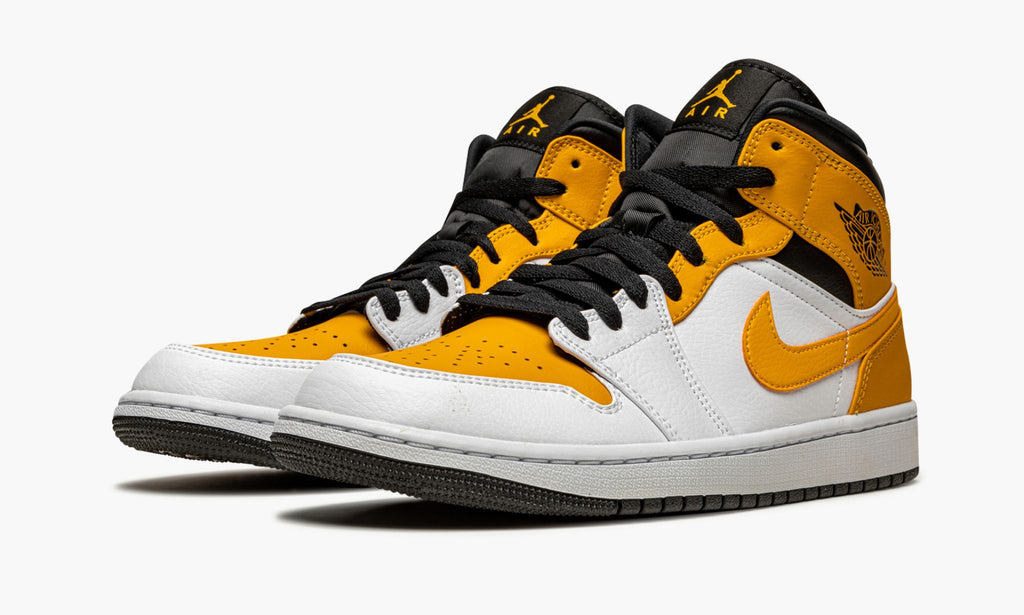 Jordan 1 Mid University Gold Sneakers