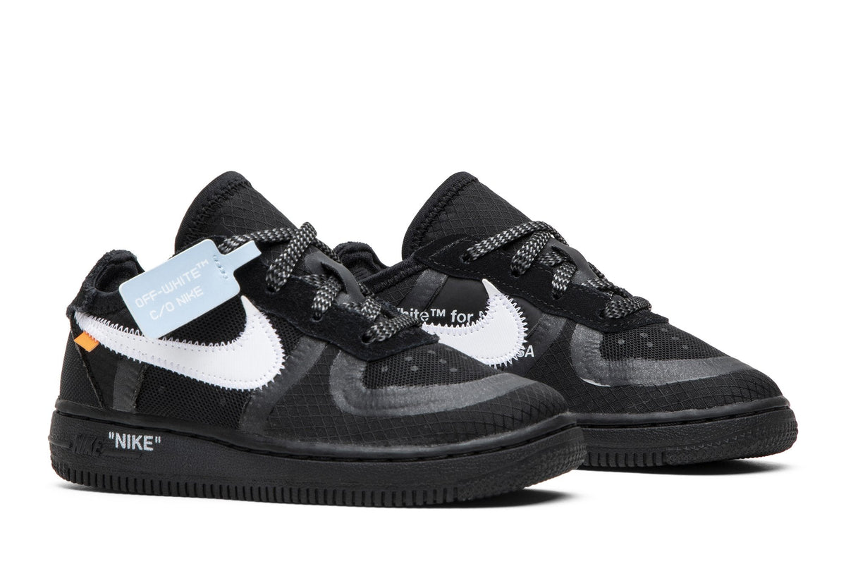 Nike Air Force 1 Low x Off-White Black White TD Sneakers