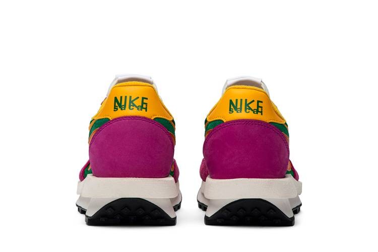 Nike LDWaffle x Sacai Green Pink Sneakers