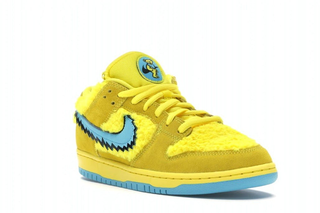 Nike SB Dunk Low Grateful Dead Bears Opti Yellow Sneakers