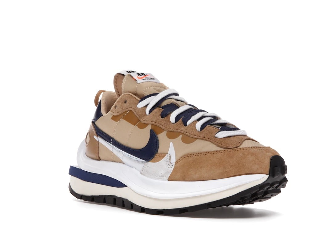 Nike Vaporwaffle sacai Sesame Blue Void Sneakers