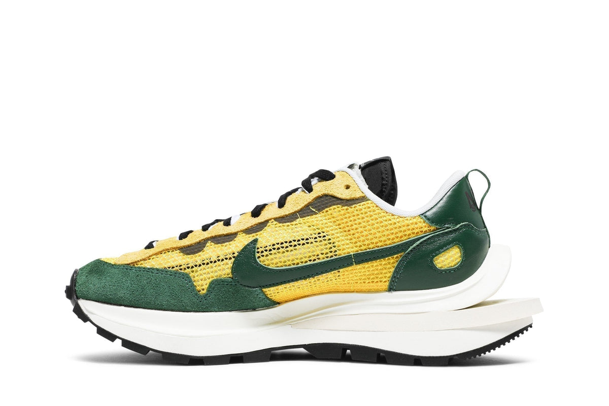Sacai x Nike VaporWaffle Tour Yellow Stadium Green Sneakers