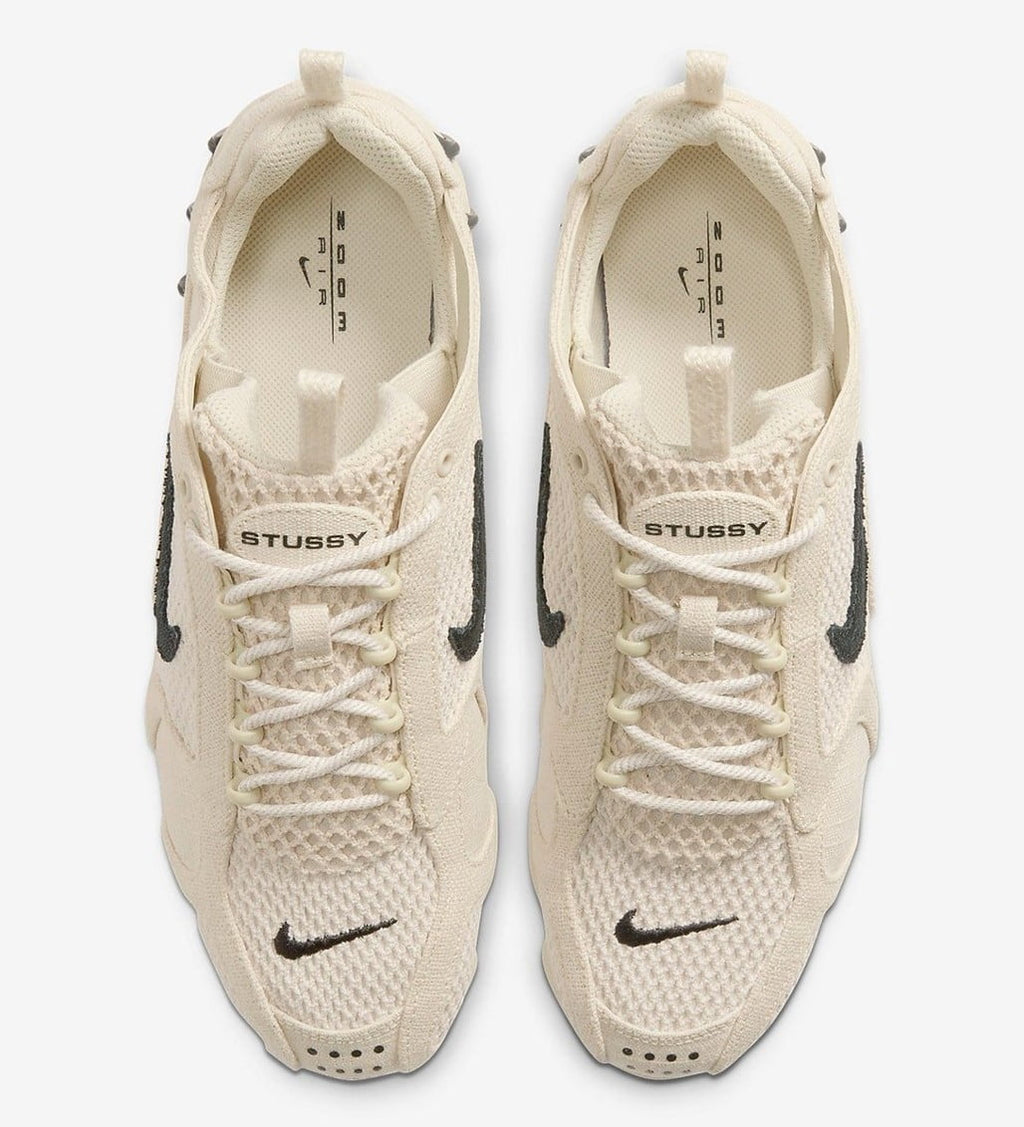 Stussy x Nike Air Zoom Spiridon Cage 2 Fossil Sneakers