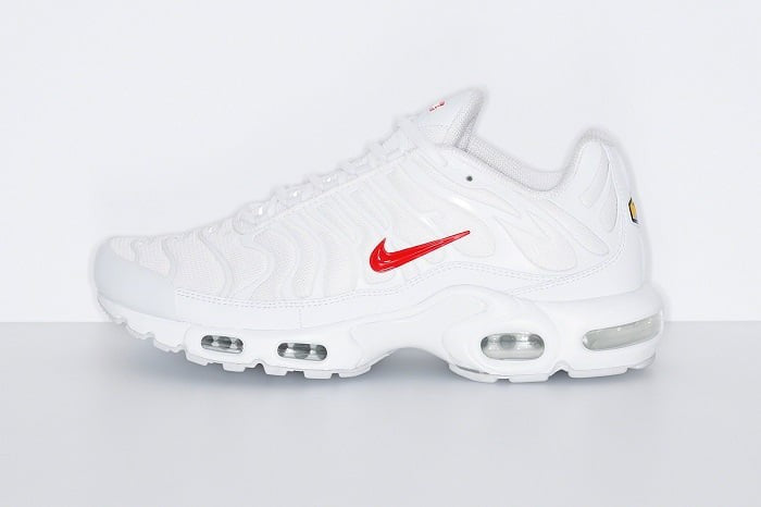 Supreme x Air Max Plus TN White Sneakers