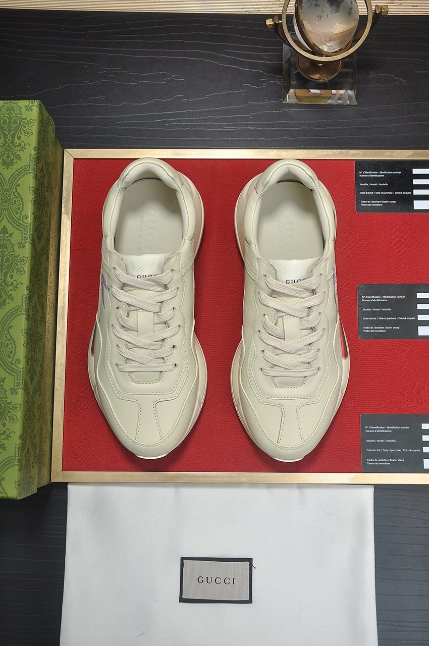Gucci Off-White Stripe Chunky Sneakers — hero