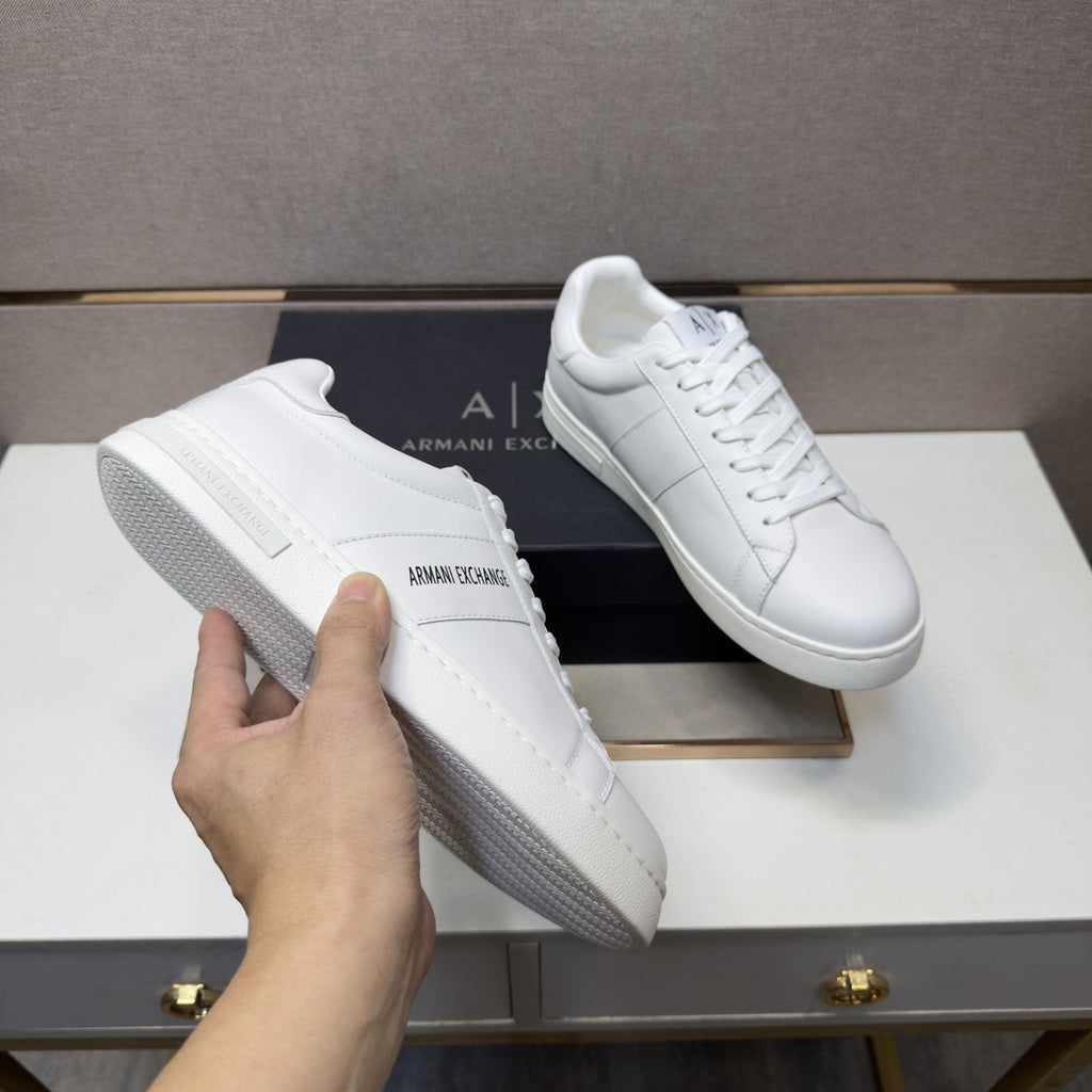 Armani Exchange Low-Top Lace-Up Sneakers — side