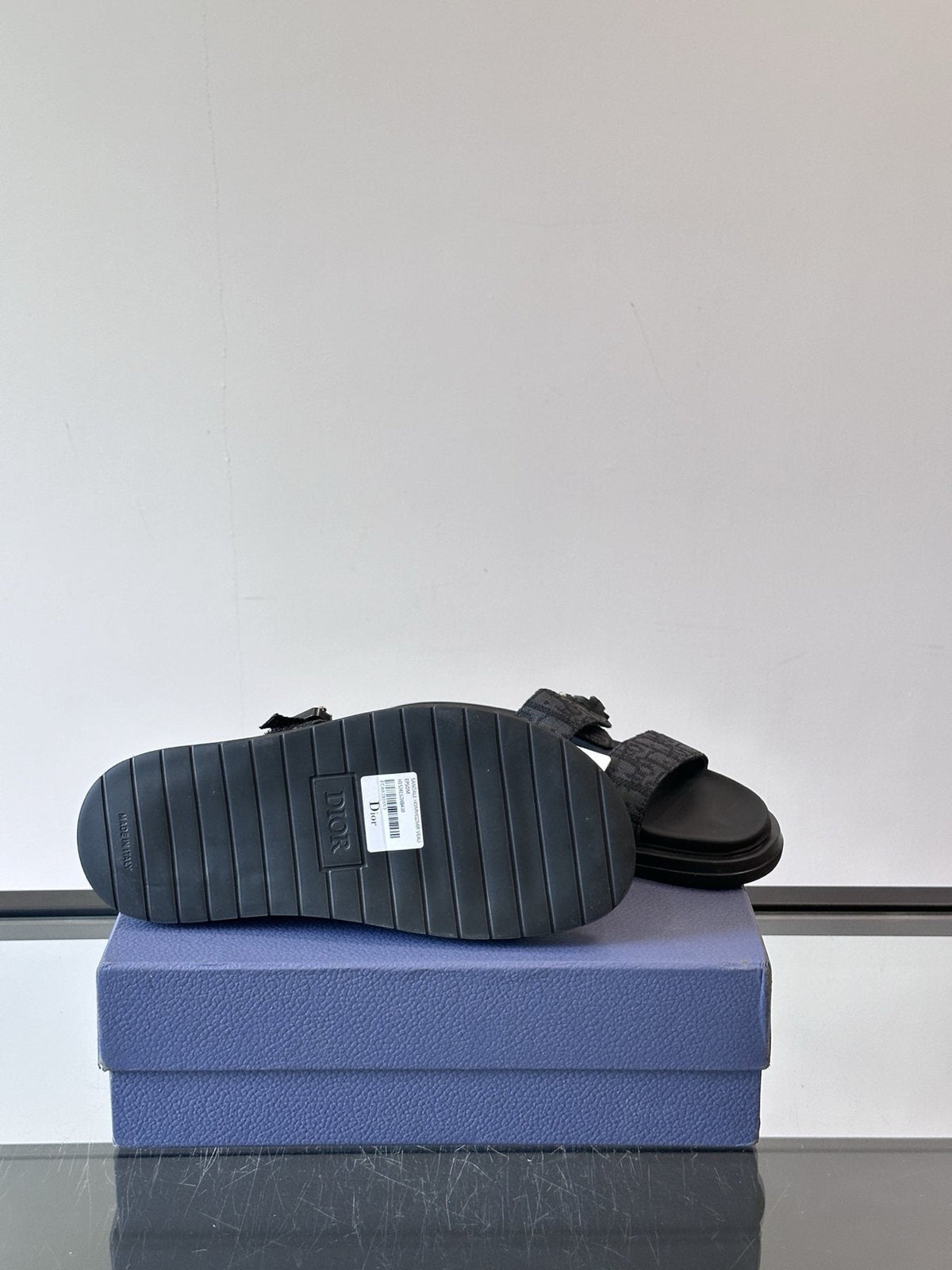 Dior Two-Strap Slide Sandals — detail
