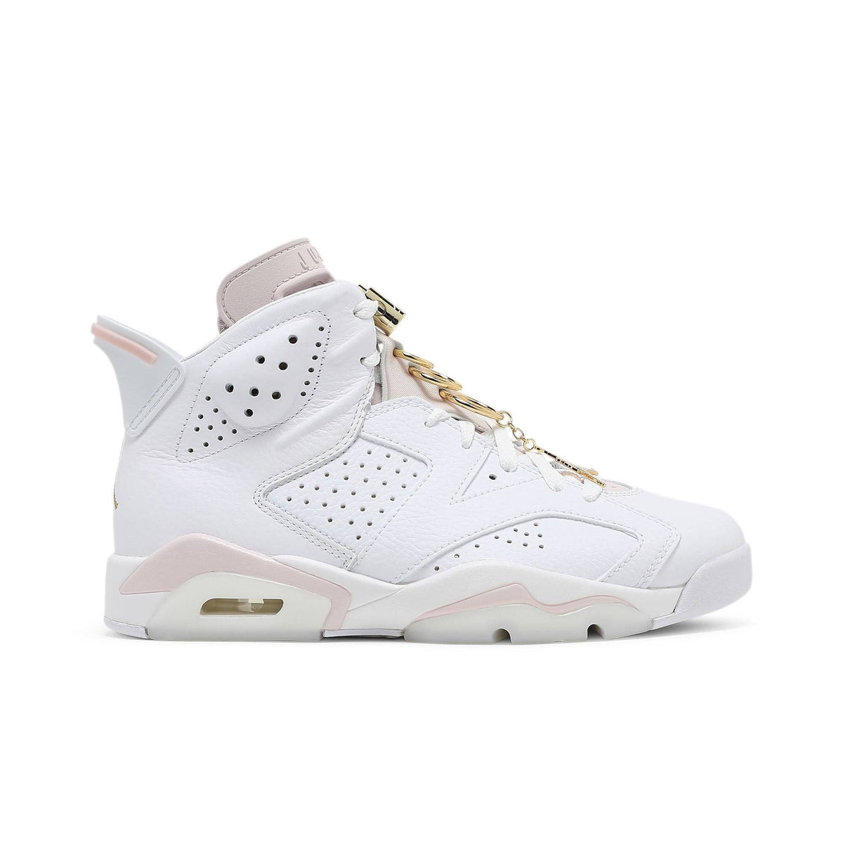 Women's Air Jordan 6 Retro 'Gold Hoops' DH9696-100 Sneakers