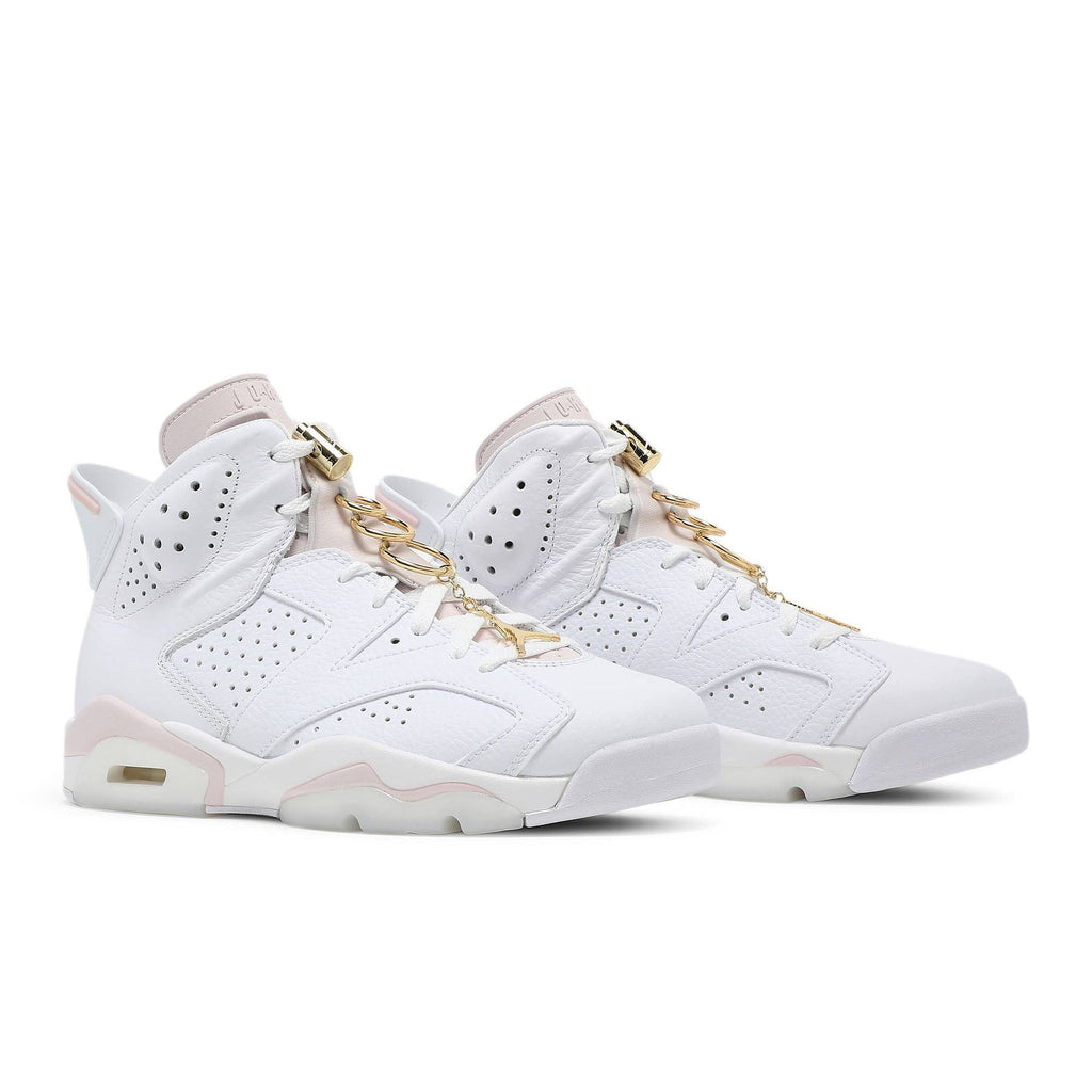 Women's Air Jordan 6 Retro 'Gold Hoops' DH9696-100 Sneakers